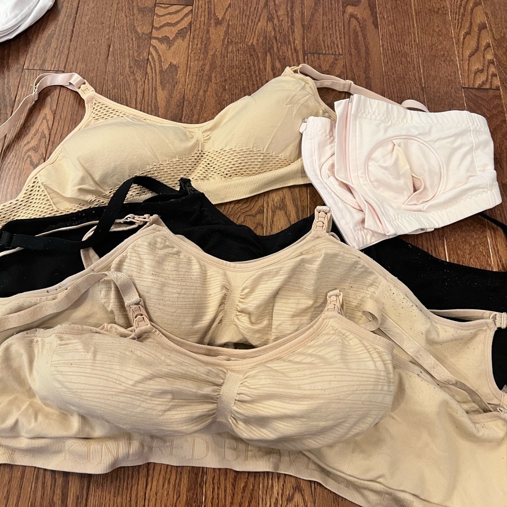 Nursing and pumping bra lot